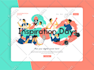 create modern flat design illustration