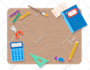 design a 2d flat illustration for your website
