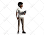 create high quality 3d character models for games
