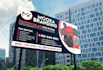 design creative vinyl banner, billboard, signage, yard sign