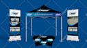 design professional backdrop or trade show banners