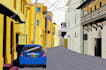 create a landscape and urban vector art illustration