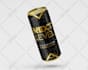 design custom beverage can label with realistic 3d mockup