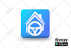 do startup timeless modern unique gradient software app logo icon android ios