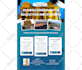 design html template flyer, newsletter