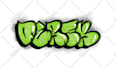create custom graffiti throw up for your logo, text or tag