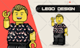 make a cute custom lego illustration for you
