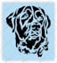 make a reusable plastic stencil of your pet