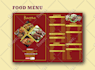 design a creative restaurant menu and digital food menu