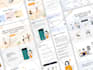 design modern web template in PSD, xd or figma website