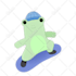 draw you a frog doing anything