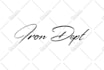 create a scripted, cursive, handwritten, signature logo