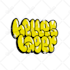 make graffiti throwup for your brand name
