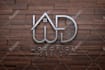 design carpentry and wood craft logo