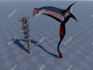model 3d game weapons and decorations for you