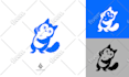 create a professional animal, mascot, character cartoon logo