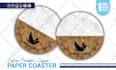 design beer coaster, paper coaster, pulpboard coaster