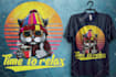 create custom graphic t shirt design for your clothing brand