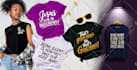 create bulk girls trendy typography tshirt design