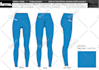 create activewear fitness design and tech pack