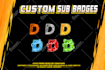 create custom twitch sub badges for streamers