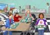 create illustration in digital