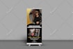 design eye catching roll up, retractable banner
