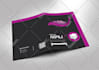 design modern  corporate presentation folder custom design