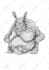 hand draw detailed dark art and adult themed illustration