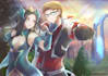 draw half body anime manga style illustration commission