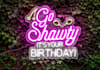 make a custom neon logo, sign, text, icon, glowing effect
