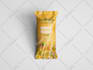 create minimal can label, beverage packaging design with 3d mockup