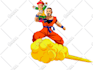 draw you in dragon ball z portrait style