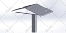 design sheet metal cad model, manufacturing drawing, dxf ready for cnc