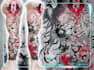 design a profesional trash polka tattoo