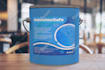 design paint bucket, drum sticker packaging, 3d mockups
