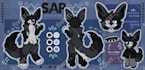 draw a reference sheet for your furry character