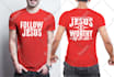 do christian graphic t shirt design or bible verse