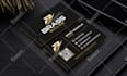 design professional luxury business card with qr code
