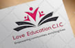design childcare, education kids, children logo