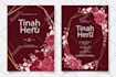 do canva unique wedding invitation card package