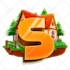 make hytale or minecraft server logo game