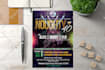 design luxury flyer poster for event and party