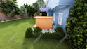 design landscape, backyard, frontyard, garden, patio, 3d rendering, hot tub
