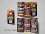 do restaurant menu, digital menu, with bi fold, tri fold brochure tv menu design
