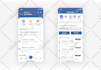 create a creative mobile app UX UI design in figma