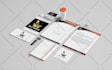 design professional modern logo business card and letterhead