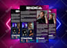 design eye catching media kit, one sheet, epk, flyer with clickable links