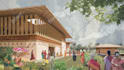 do 3d architecture and interior design by digital collage