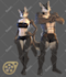 create 3d character model vrchat vtuber avatar furry anime unity vroid VR model
